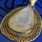 Ganesha Handicrafts Vintage Moonstone Pendant Pendant, Moonstone Pendant, Vintage Pendant, Vintage Moonstone Pendant, Golden Pendant