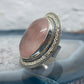 Ganesha Handicrafts, Vintage Rose Quartz Ring, Rose Quartz Ring, Vintage Rose Ring, Vintage Quartz Ring, Women's Trending Ring, New Modern Women's Ring, Women's stylish Ring.  