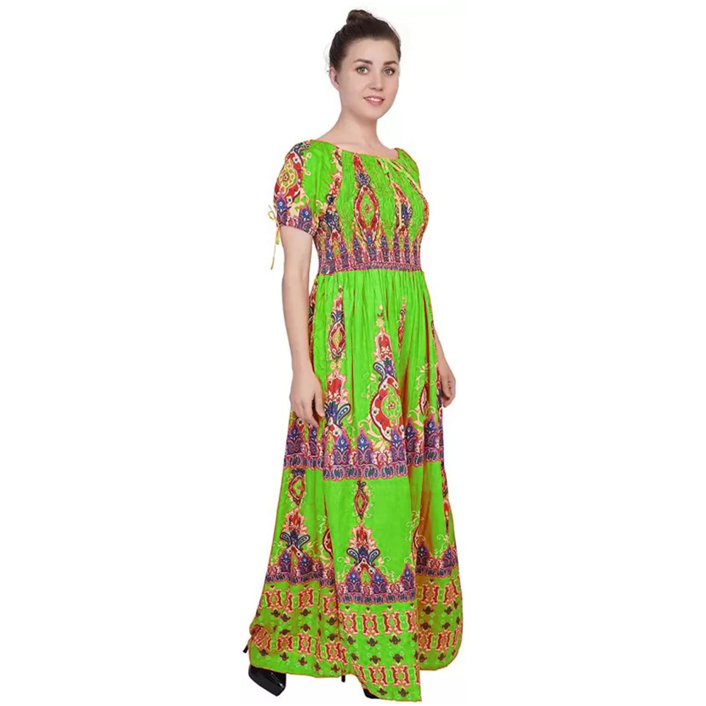 Women Maxi Dress Floral Pattern