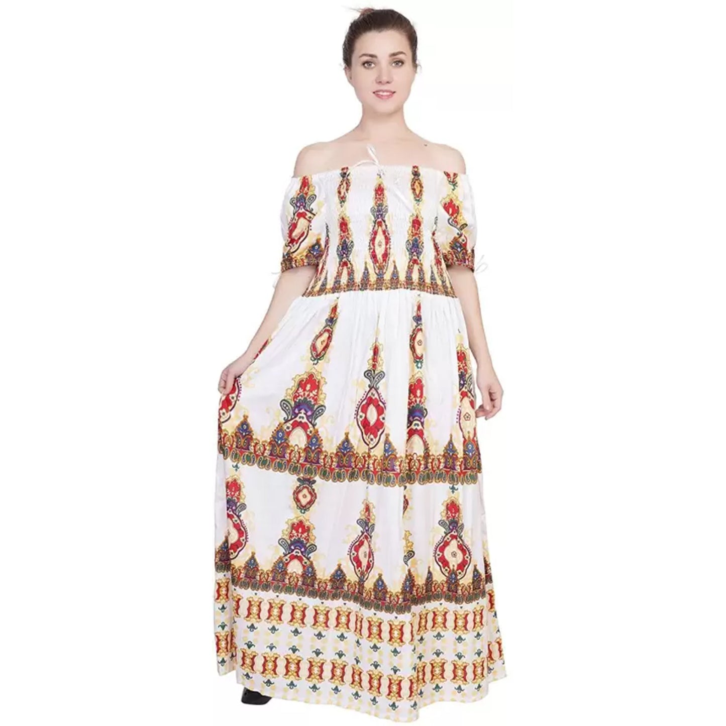 Women Maxi Dress Floral Pattern