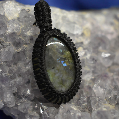 Ganesha Handicrafts, Wrapped Labradorite Pendant, Labradorite Womens Pendant, Women's Trending Pendant, New Model Women's Pendant, Women's Trending Womens Stylish Pendant. 