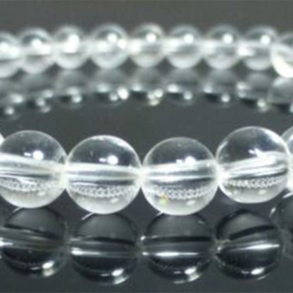 Clear Quartz Bracelet, Bracelet, White Bracelet, Round Shap Bracelet