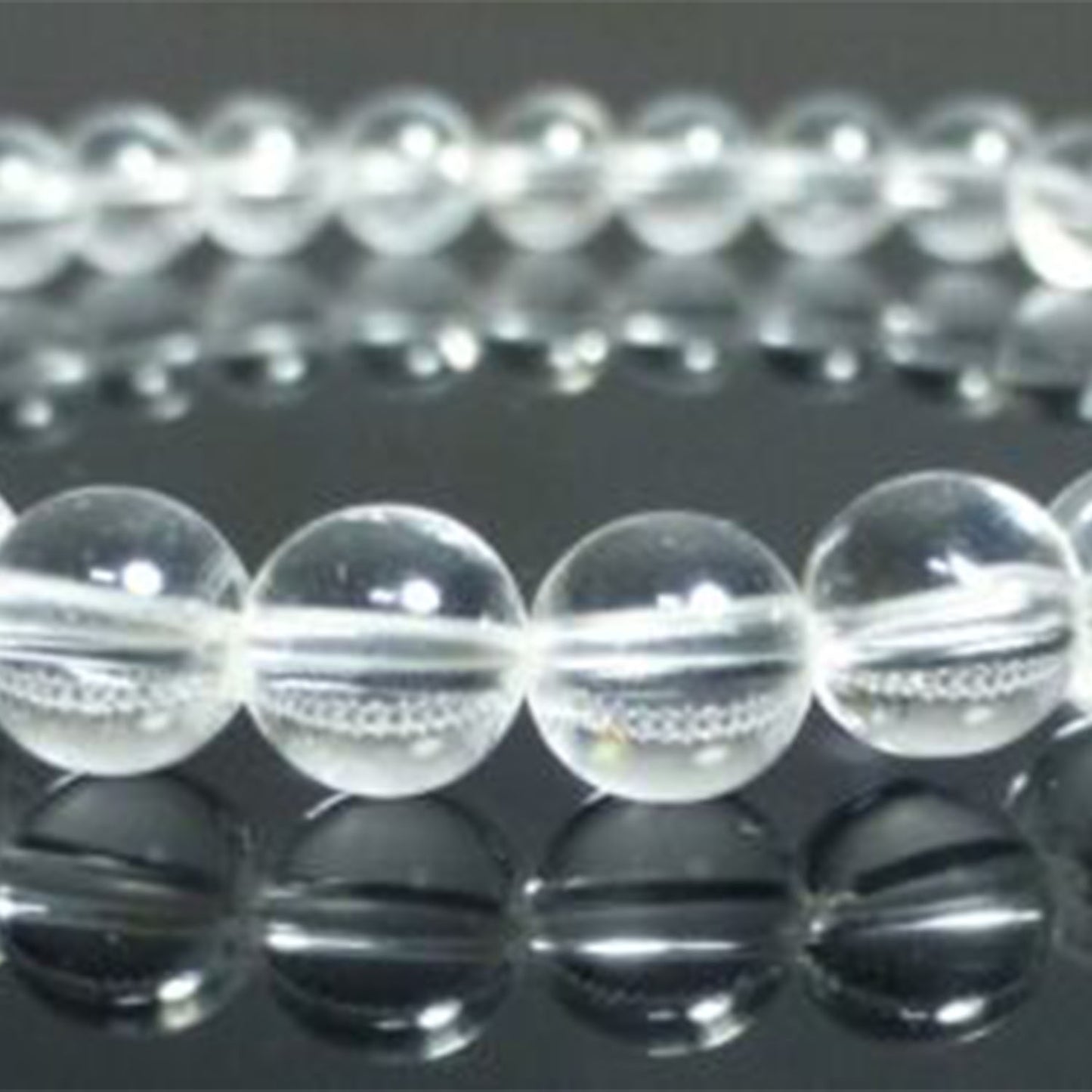 Clear Quartz Bracelet, Bracelet, White Bracelet, Round Shap Bracelet