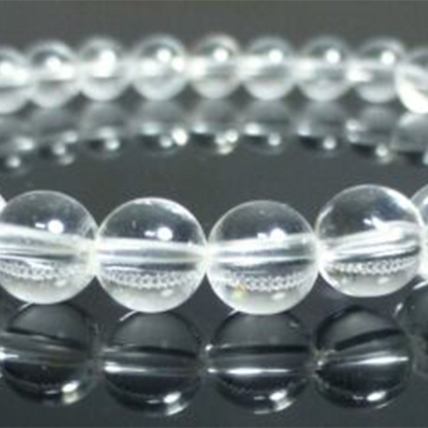 Clear Quartz Bracelet, Bracelet, White Bracelet, Round Shap Bracelet