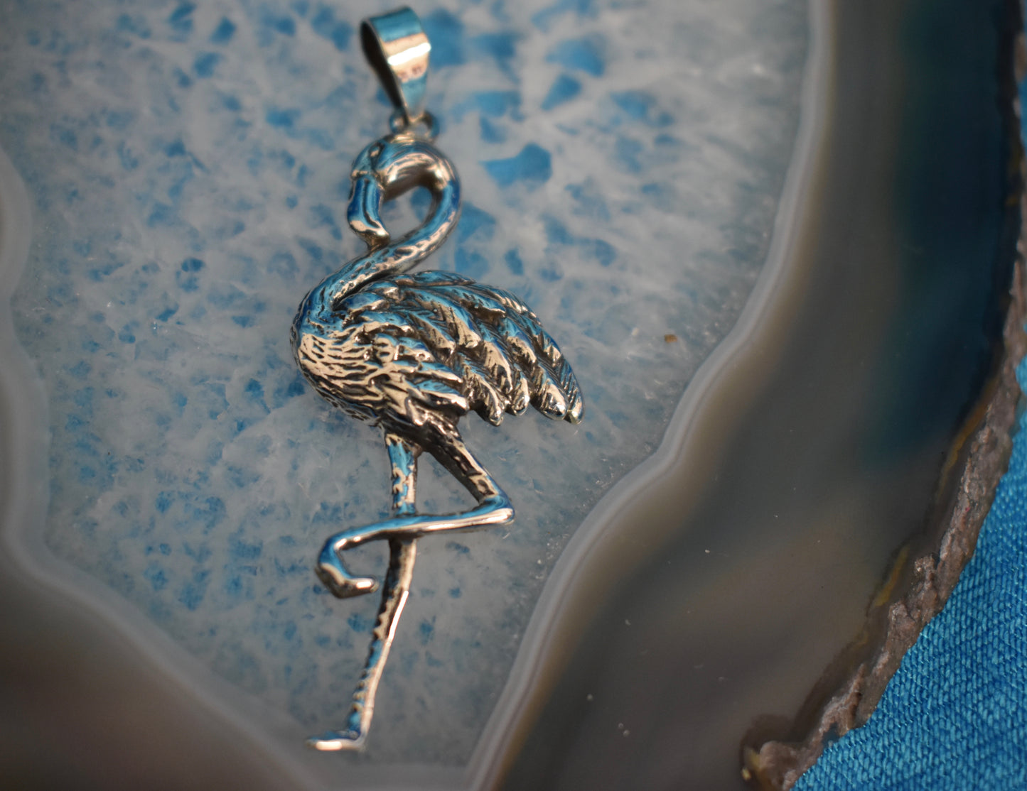 Flamingo Pendant (925) Sterling Silver
