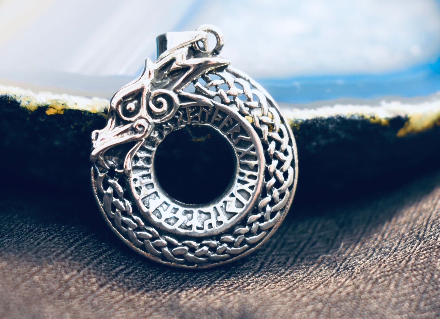 Dragon medallion pendant